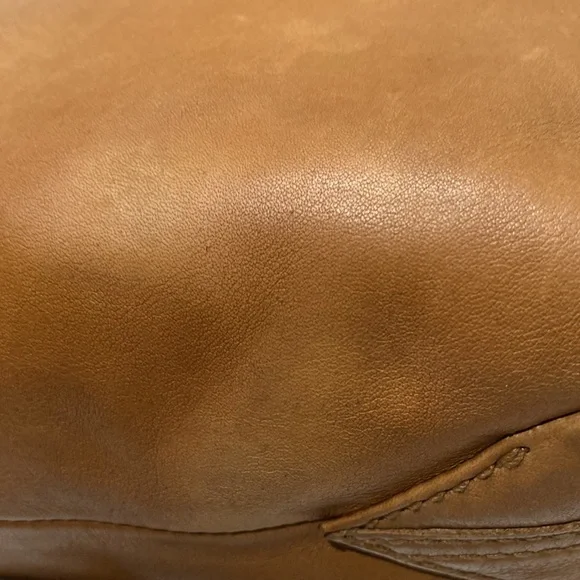 MADEWELL “The Piazza” Soft Tan Leather Tote/ Crossbody Bag - Picture 9 of 16